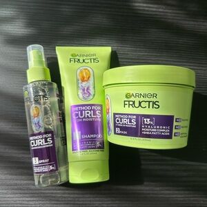 Garnier Fructis Method for Curls Bundle of 3